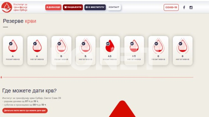 Letnja kampanja davanja krvi